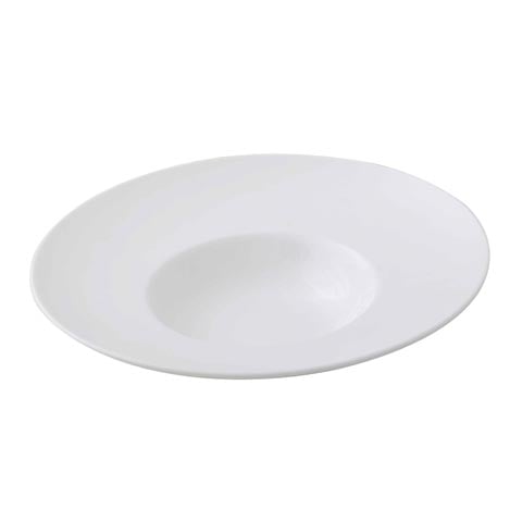 Cerabon Essentials Round Pasta Plate With Matte Rim Ø228xH43mm, White