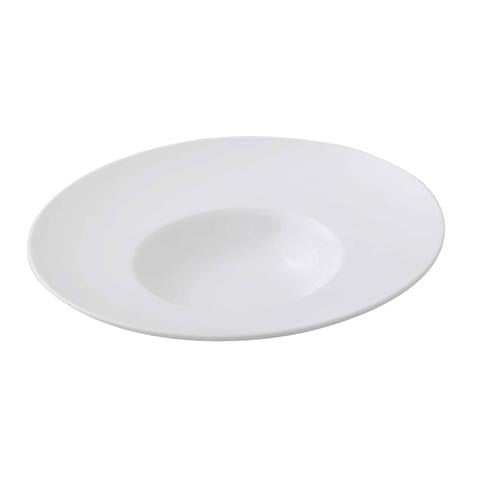 Cerabon Essentials Round Pasta Plate With Matte Rim Ø303xH64mm, White