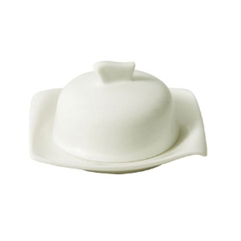 Cerabon Essentials Square Butter Dish With Cover L110xW110xH57mm