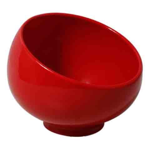 Cerabon Essentials Tapered Spherical Bowl 425cc, Red