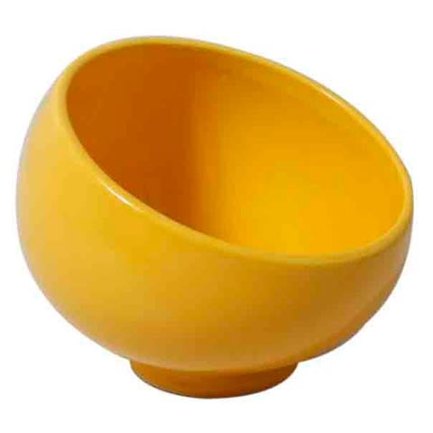 Cerabon Essentials Tapered Spherical Bowl 425cc, Yellow