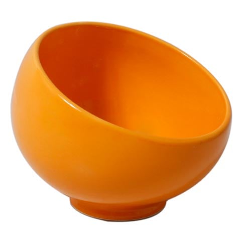 Cerabon Essentials Tapered Spherical Bowl 3100cc, Orange