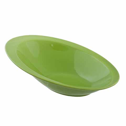 Cerabon Essentials Oval Slip Bowl L270xW185xH76mm, Green