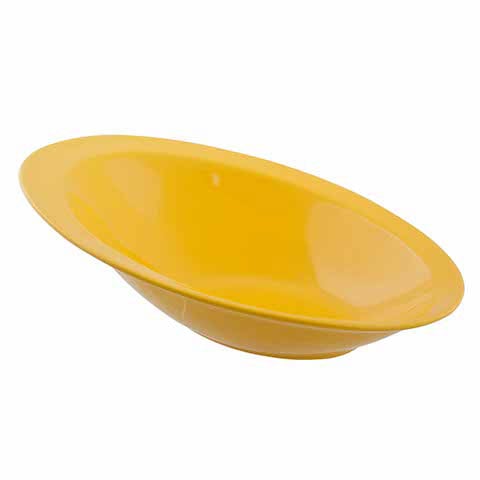 Cerabon Essentials Oval Slip Bowl L270xW185xH76mm, Yellow