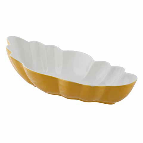 Cerabon Essentials Wave Bowl L370xW186x110mm, Yellow