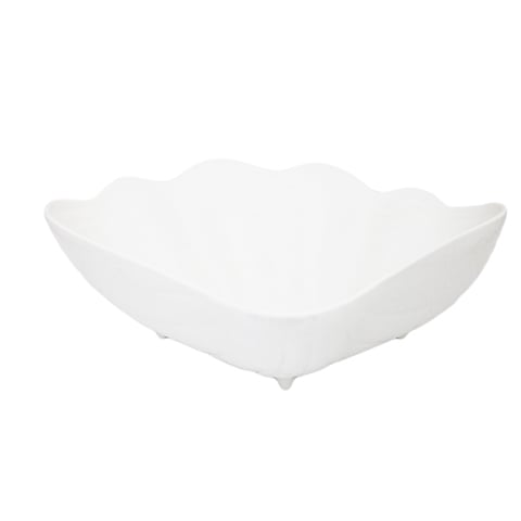 Cerabon Essentials Porcelain Shell Bowl L35.5xW25.8xH9.8cm, White