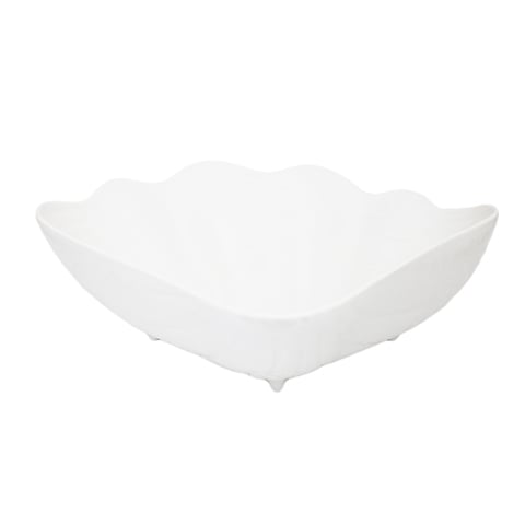 Cerabon Essentials Porcelain Shell Bowl L45.2xW30.5xH13.6cm, White