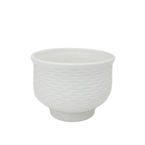 Cerabon Essentials Porcelain Bowl Ø14xH10.4cm, Fish Scale, White