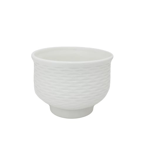 Cerabon Essentials Porcelain Bowl Ø16.6xH12.4cm, Fish Scale, White