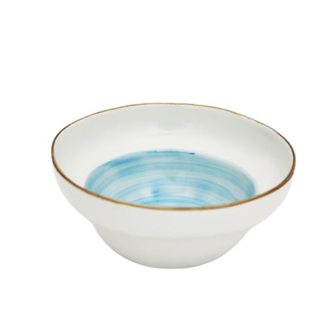 Cerabon Essentials Porcelain Bowl Ø16.5xH7cm, Light Blue, Brushed Glaze