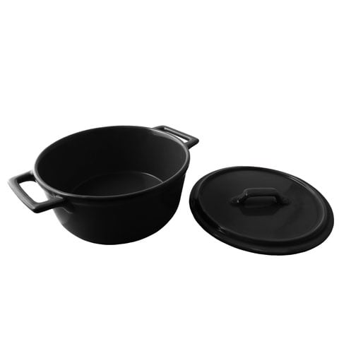 Cerabon Essentials Round Casserole L191xW150xH85mm, Black