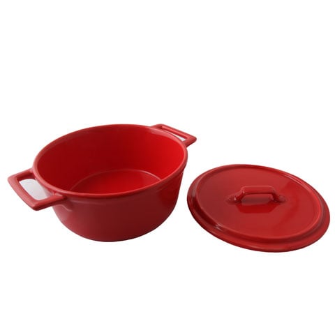 Cerabon Essentials Round Casserole L191xW150xH85mm, Red