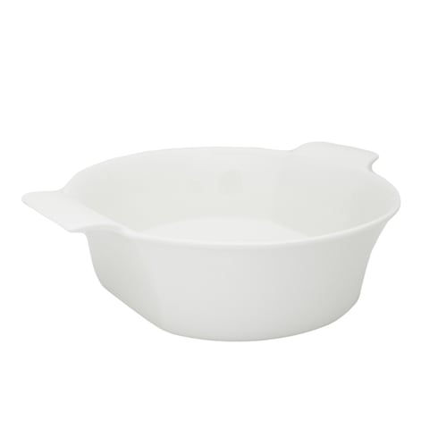 Cerabon Essentials Porcelain Round Casserole With Handles L34xW28xH10cm