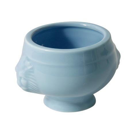 Cerabon Essentials Mini Lion Head Soup Cup 120cc, Blue