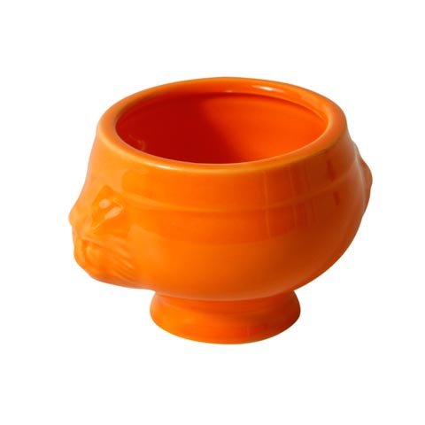 Cerabon Essentials Mini Lion Head Soup Cup 120cc, Orange