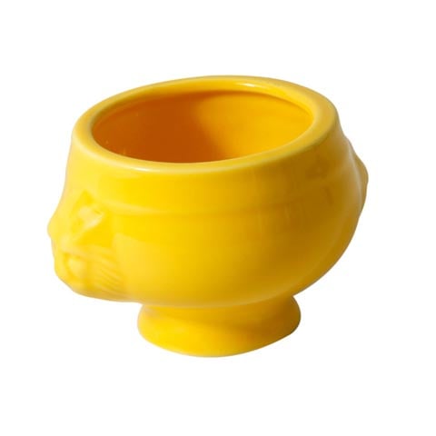 Cerabon Essentials Mini Lion Head Soup Cup 120cc, Yellow