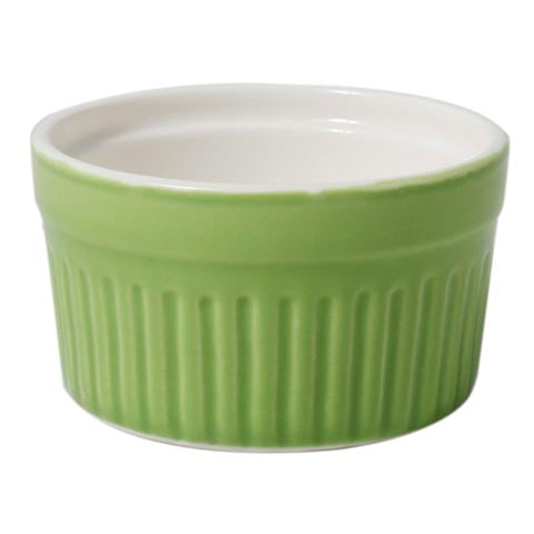 Cerabon Essentials Souffle Dish 80cc, Green