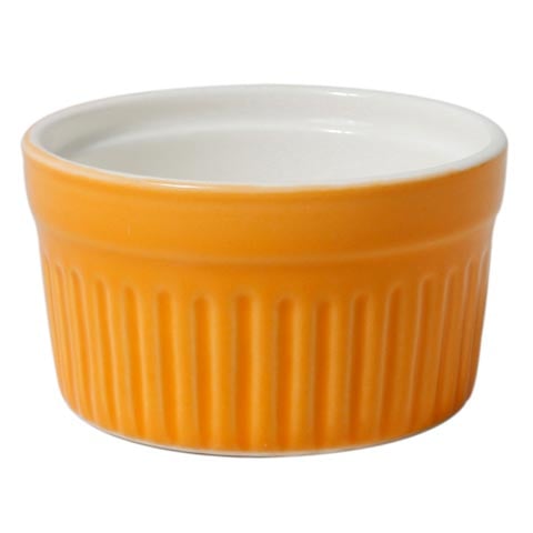 Cerabon Essentials Souffle Dish 80cc, Orange