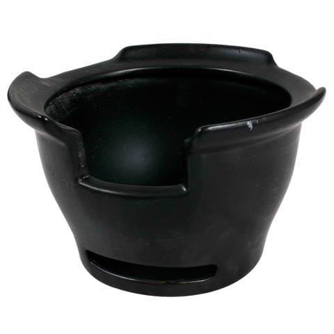 Cerabon Essentials Round Porcelain Warmer Ø130xH86mm, Matte Black