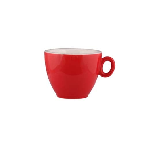 Cerabon Essentials Cappuccino Cup 200ml, Red