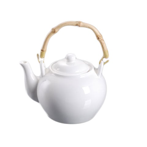 JAPANESE TEA POT with BAMBOO HANDLE