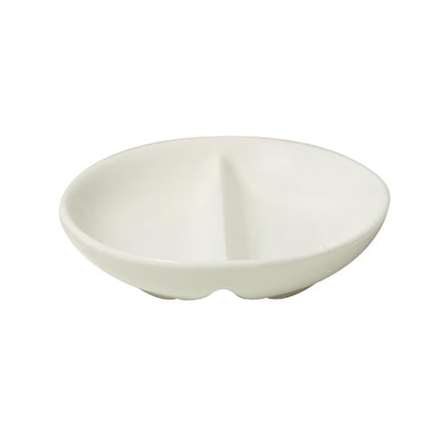 Cerabon Essentials Round Divided Sauce Dish Ø100xH22mm