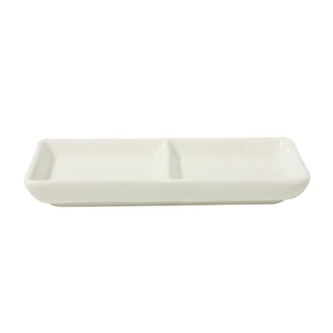 Cerabon Essentials 2 Section Divided Dish L145xW60xH19mm