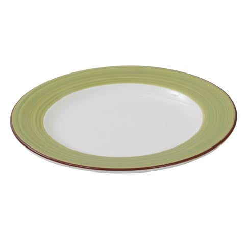 Cerabon Essentials Round Rim Plate Ø7", Green