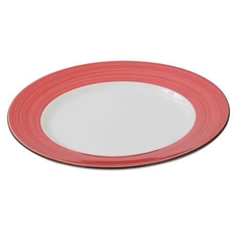 Cerabon Essentials Round Rim Plate Ø7", Red