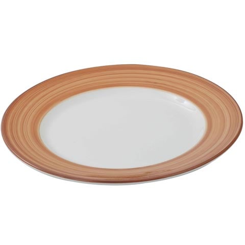 Cerabon Essentials Round Rim Plate Ø8", Brown