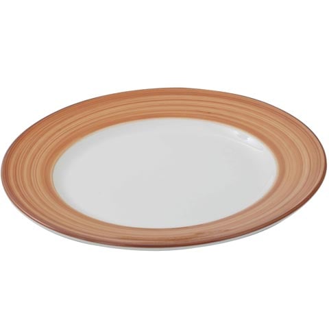 Cerabon Essentials Round Rim Plate Ø10.5", Brown