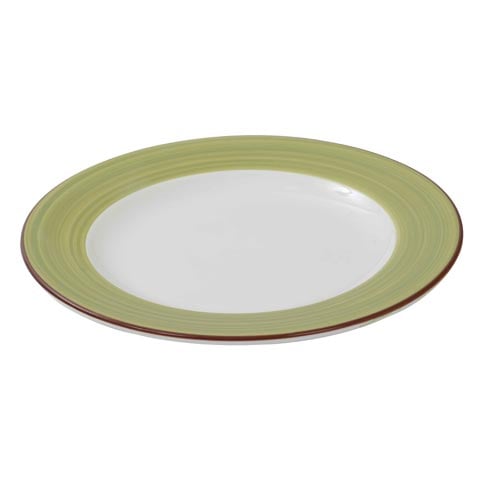 Cerabon Essentials Round Rim Plate Ø10.5", Green