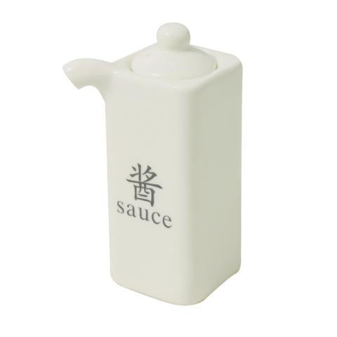 Cerabon Essentials Square Shape Sauce Bottle With Word Soya Sauce  125cc