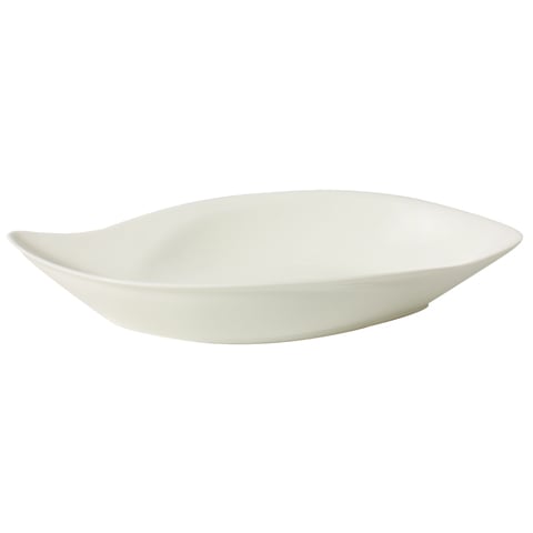 Cerabon Essentials Deep Plate With Hem Lily L130xW72xH30mm