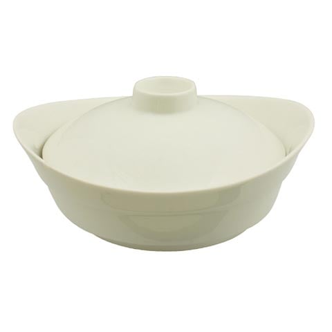 Cerabon Essentials Boat Shape Bowl With Cover L202xW180xH85mm, 450cc