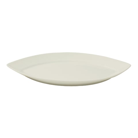 WAVE LEAF PLATE w/RIM