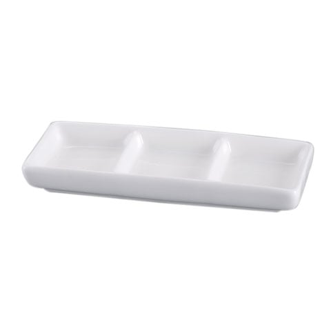 Cerabon Essentials 3 Section Divided Dish L155xW60xH19mm