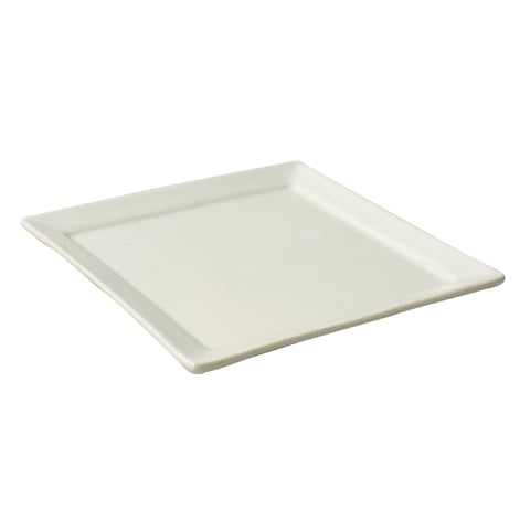 Cerabon Essentials Square Plate With Rim L230xW230xH18mm