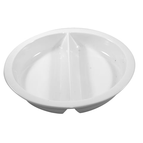 Cerabon Essentials Divided Round Porcelain Insert, Dia 390 X (H)63mm