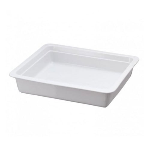 Cerabon Essentials Porcelain 2/3 Food Pan L35.5xW32.5xH6.5cm, 3.7L For Induction Chafer # CD-623G-Pm