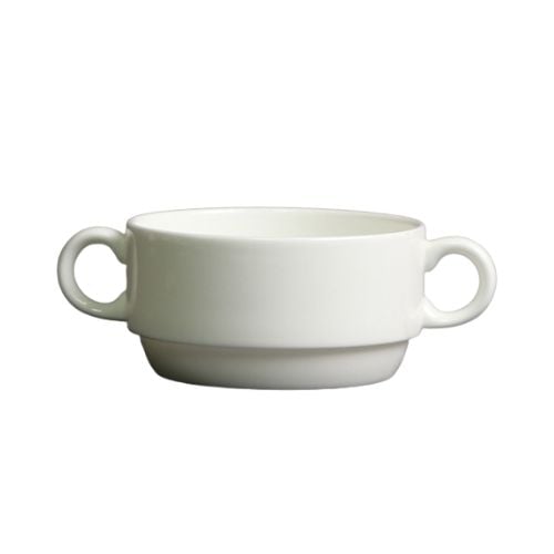 Royal Bone China Ascot Soup Cup with 2 Handle 0.25L
