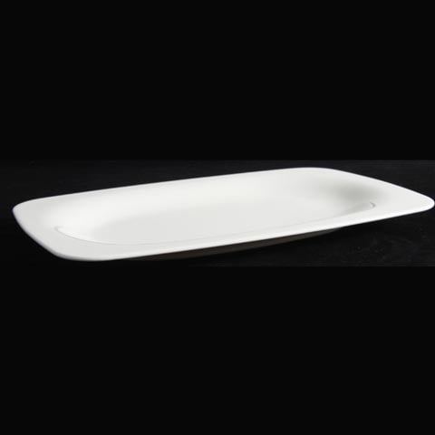 OBLONG PLATTER, 19.5 x 28.5cm, ROYAL BONE CHINA,  VERONA