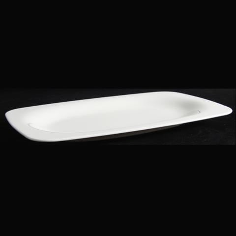 OBLONG PLATTER, 16x23.5cm, ROYAL BONE CHINA, VERONA