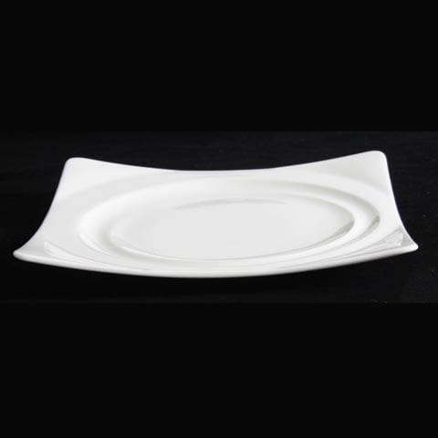 Royal Bone China Tyfoon Square Plate 20.5cm