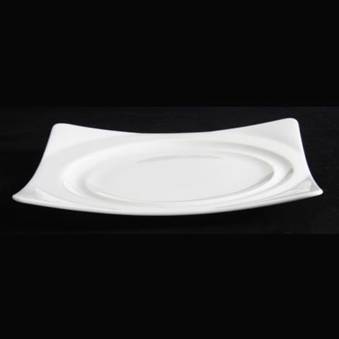 Royal Bone China Tyfoon Square Plate 18cm