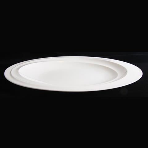 OVAL DEEP PLATTER 43x30.5cm, ROYAL BONE CHINA, TYFOON