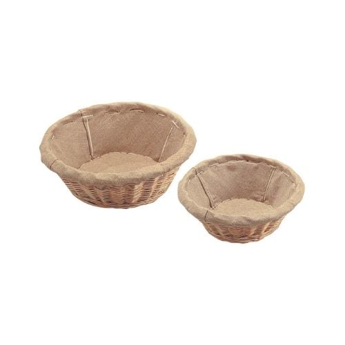 Mallard Ferriere Round Wicker Bread Proofing Basket, Ø21xH9cm