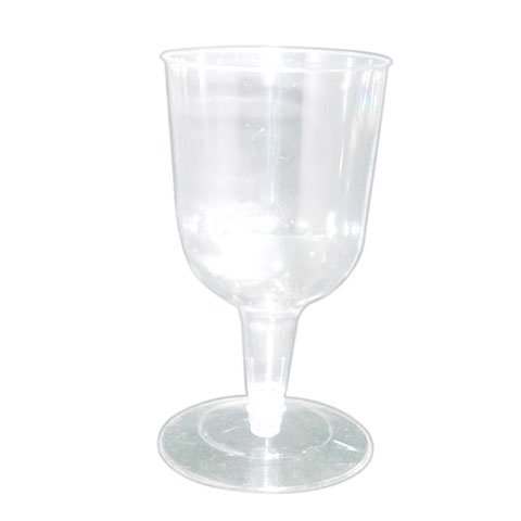 Bfooding Disposable Wine Glass Ø6.5xH12.3cm,162ml, 6Pcs/Pkt, Clear