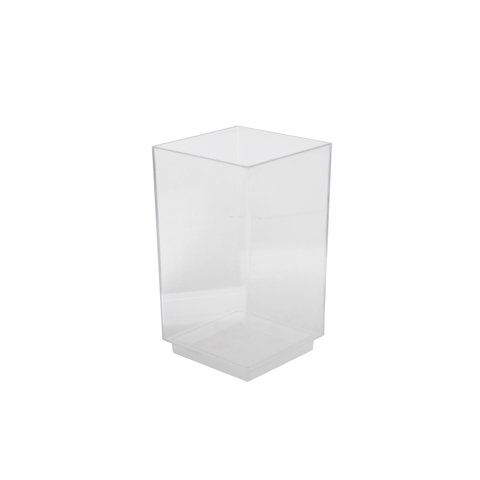 Bfooding Disposable Cuboid Cup 110ml, 20Pcs/Pkt, Transparent