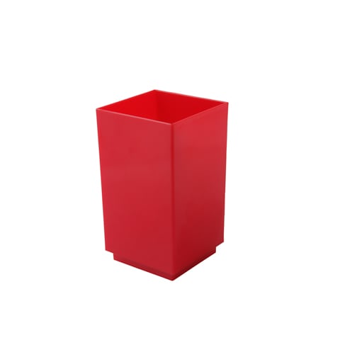 Bfooding Disposable Cuboid Cup 110ml, 20Pcs/Pkt, Red